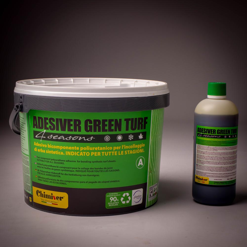 Видео Клей для искусственной травы CHIMIVER Adesiver Green Turf (A+B), 11 кг